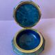 Boîte à bijoux en marbre bleu