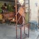 Bamboo coat rack