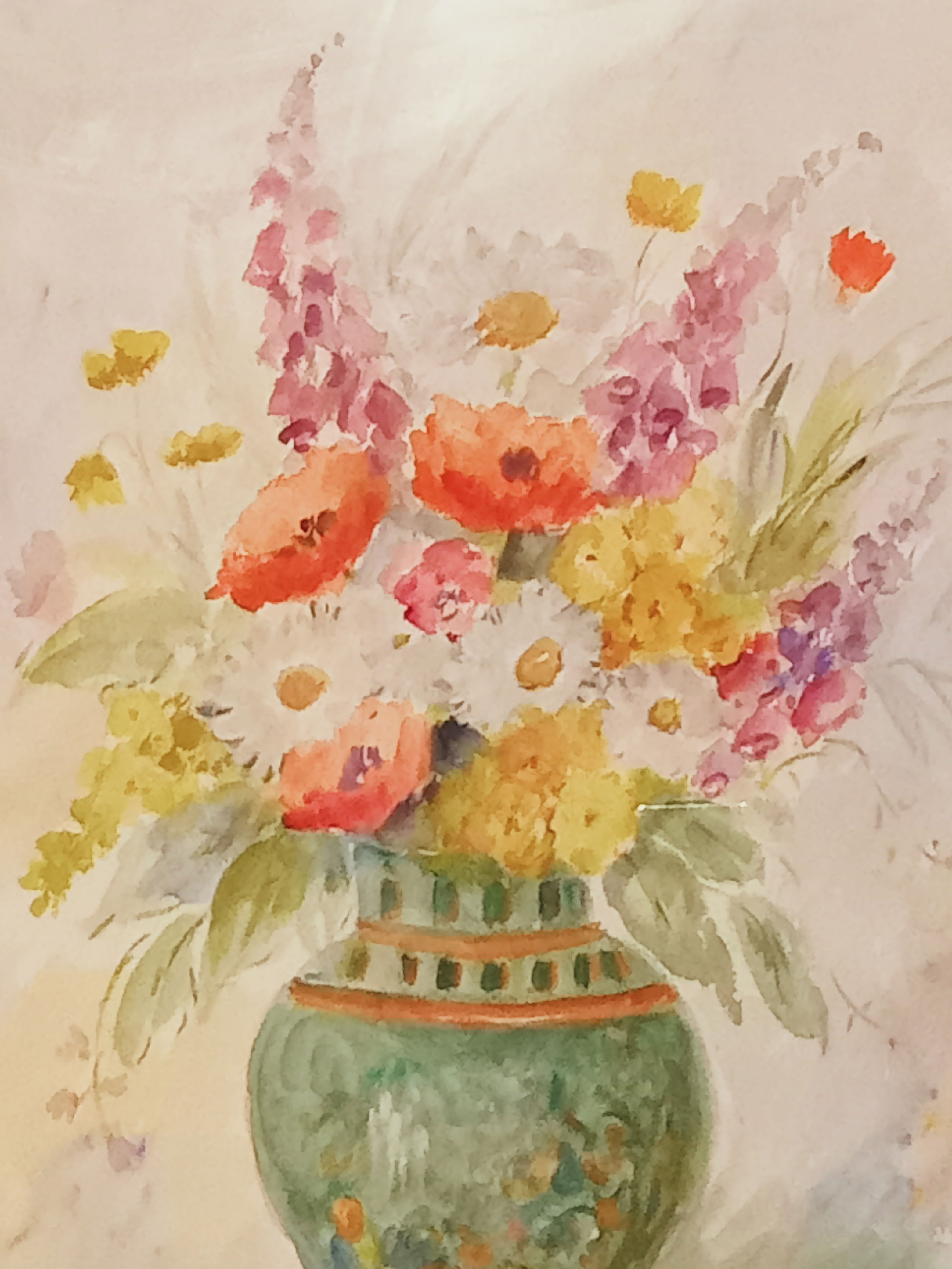 Original watercolor Louise Picard