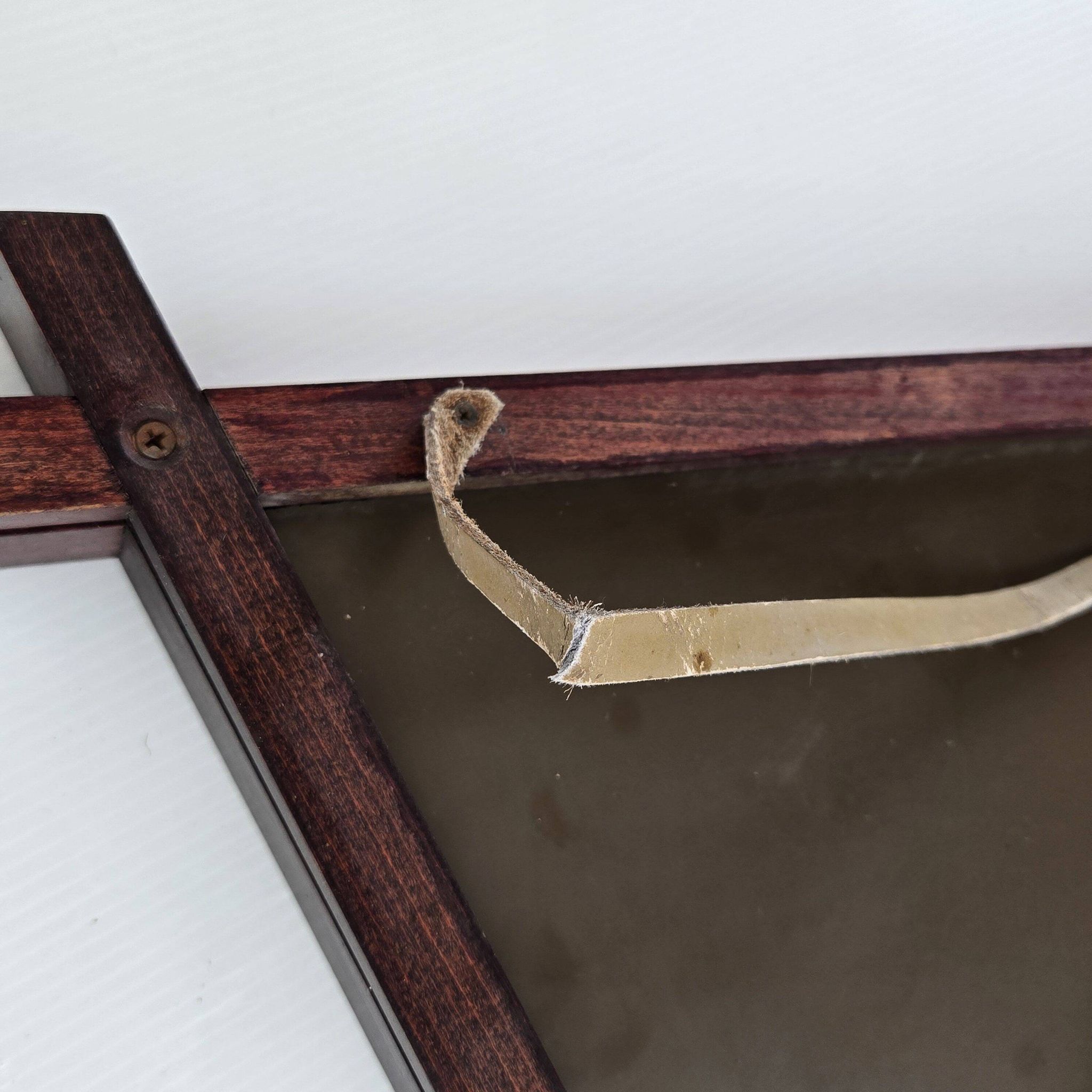 Vintage rosewood mirror 1960