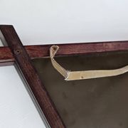 Vintage rosewood mirror 1960