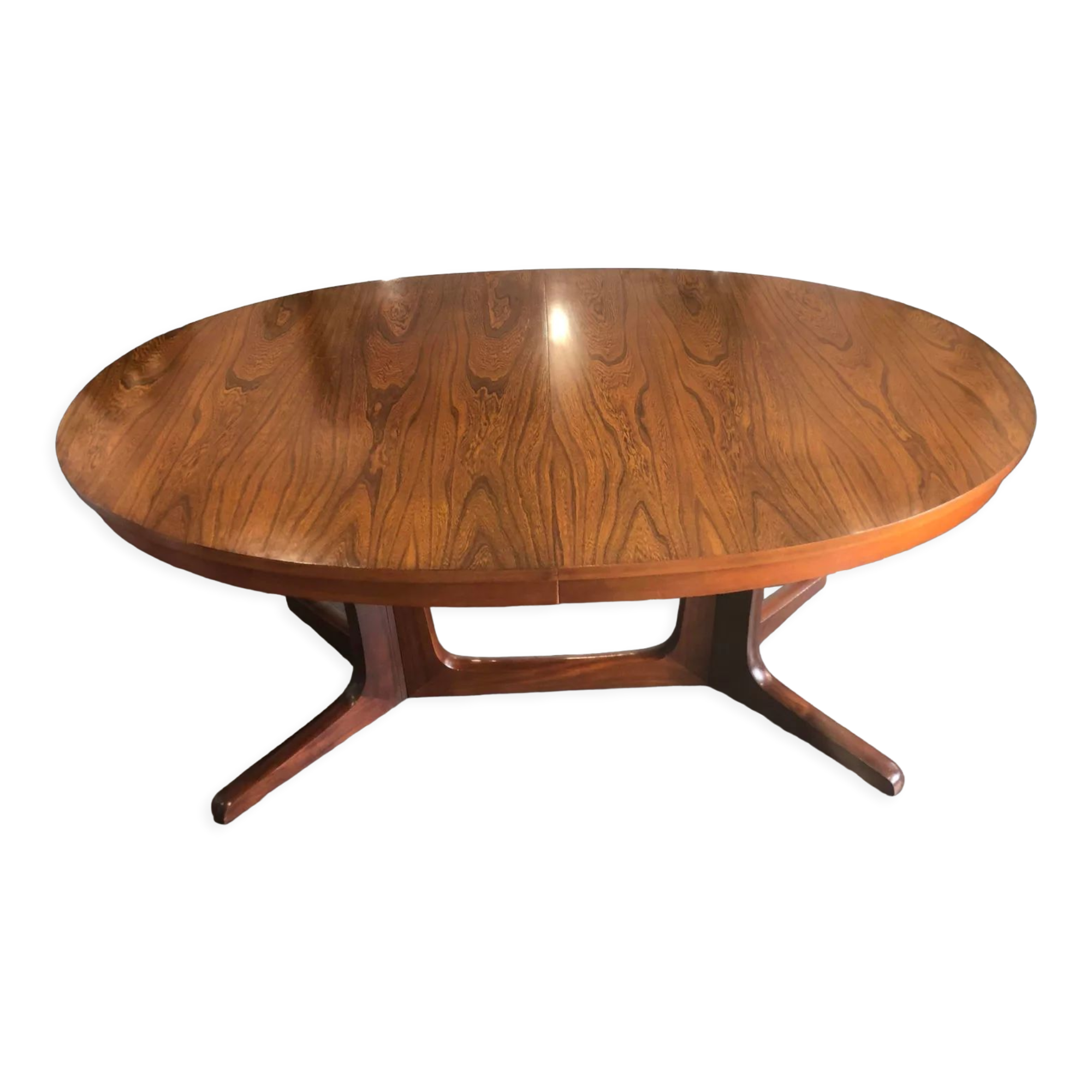 Vintage extendable table Baumann 1970s