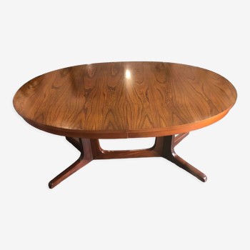 Vintage extendable table Baumann 1970s