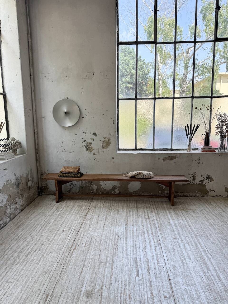 2.5m XL pine farm bench