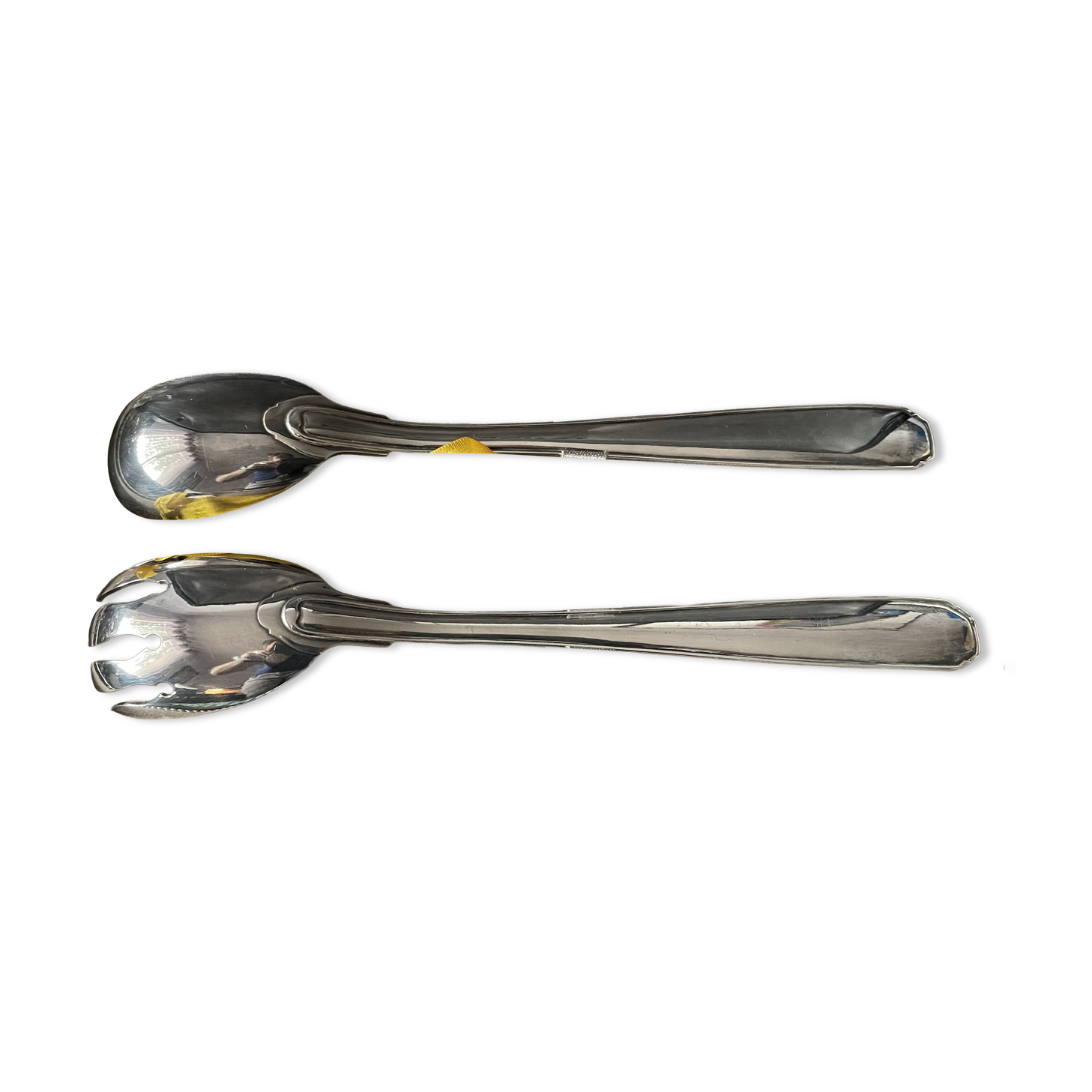 Silver-plated metal salad cutlery Argental