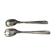 Silver-plated metal salad cutlery Argental