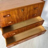 1960s Vintage Original Danish Teak Chest of Drawers
