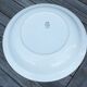 Paire de plats creux blancs Longwy Granit 34cms