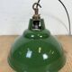 Industrial Green Enamel Factory Pendant Lamp from Maxlume, 1960s