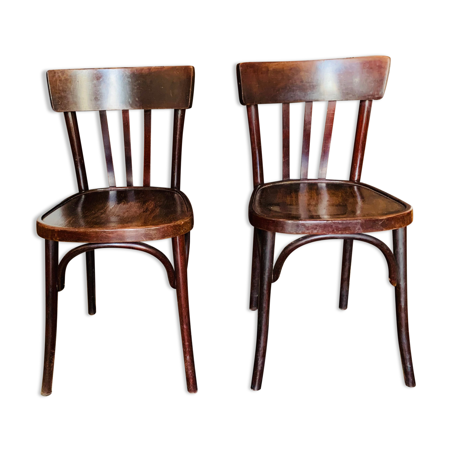 Pair of bistro chairs