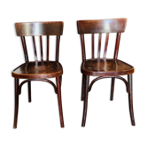 Paire de chaises de bistrot