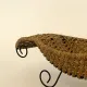 Corbeille en osier tressé