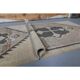 Couloir fait main Oushak turc 91x384