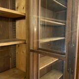 1900 walnut display case