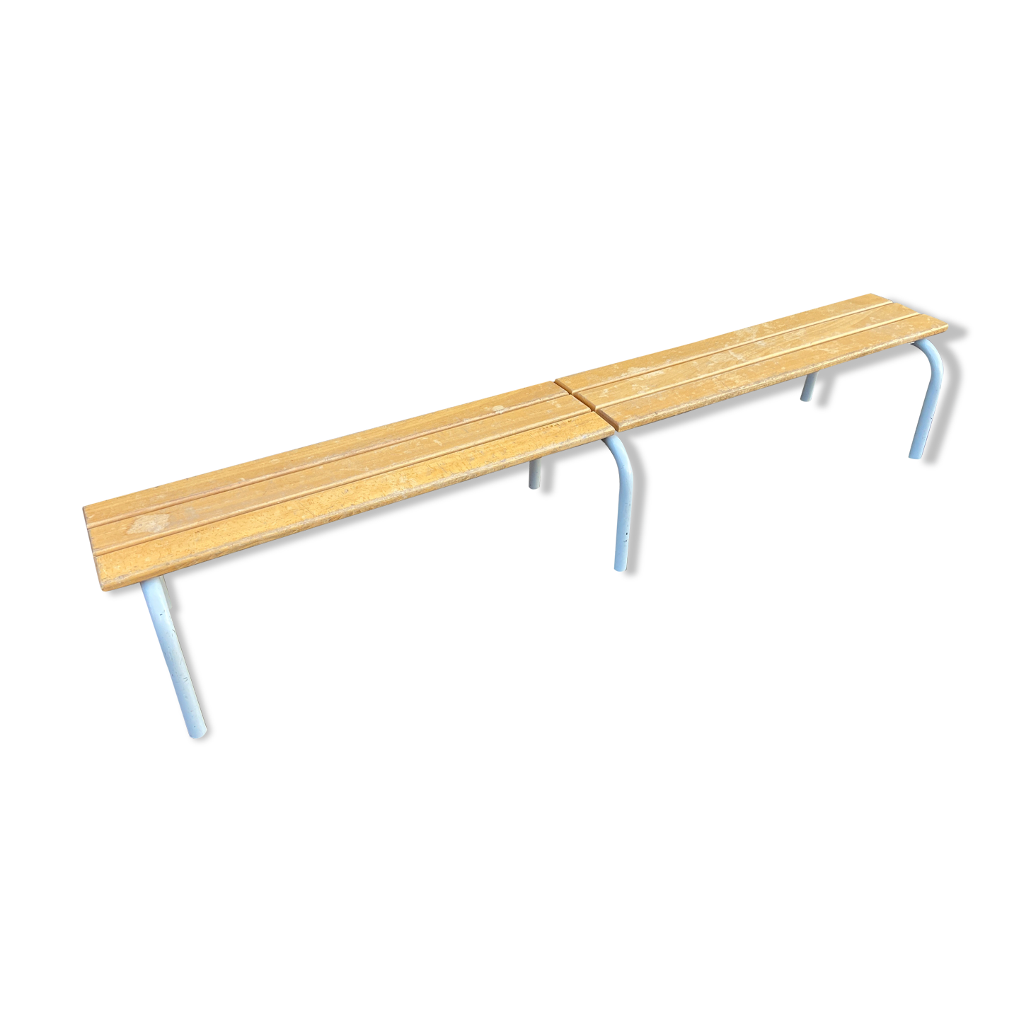 Industrial children's school bench mullca 1960s