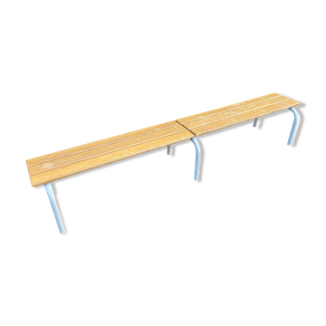 Industrial children's school bench mullca 1960s