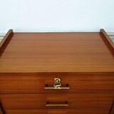 Chiffonier / semainier teak of the 1950s