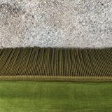 Toad sofa in green velvet