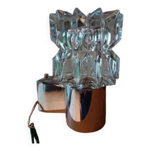 applique chromé et verre