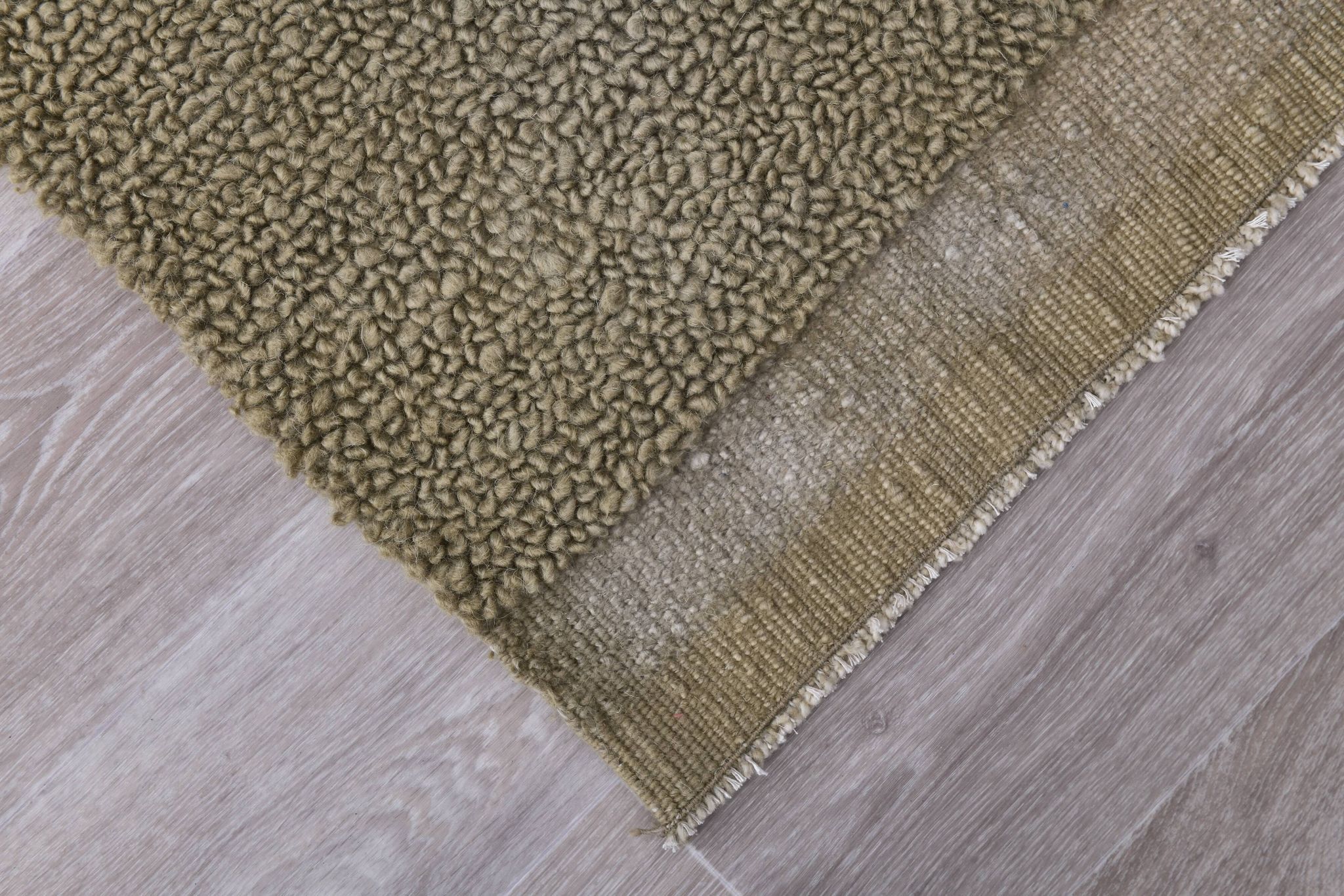 Tapis de couloir turc vert olive 2x12 65x352 cm SK 242413