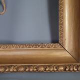 Old frame stucco wood & gilded 40.5x35.5 cm, leaf 28.2x22.9 cm sb