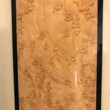 Rectangular mother-of-pearl and brass storage box 1970