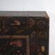 Antique chest painted in pine wood – China, around 1900