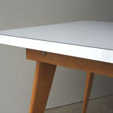 Formica table and wood table 1950