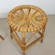 Vintage rattan stools