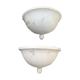 Pair of alabaster sconces Art deco