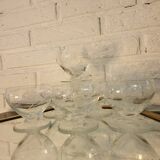 Vintage stemmed glasses