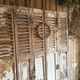 Set of old wooden shutters