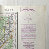 Map Bordeaux 1962
