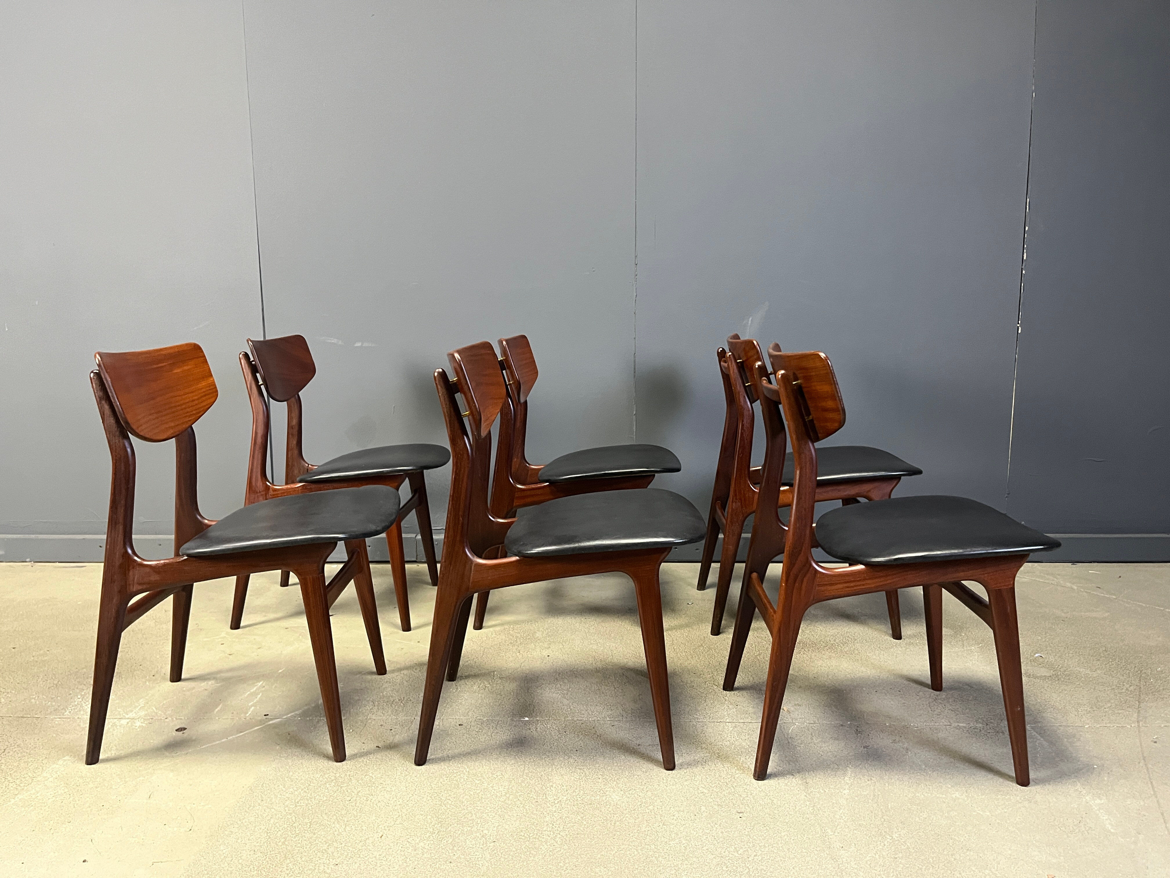 Mid-century dining set by Louis van Teeffelen for Wébé, 1960s