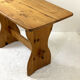 Vintage 70's pine table