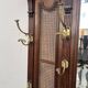 Console coat rack in Louis XVI style with bronze panthers, 20th century.