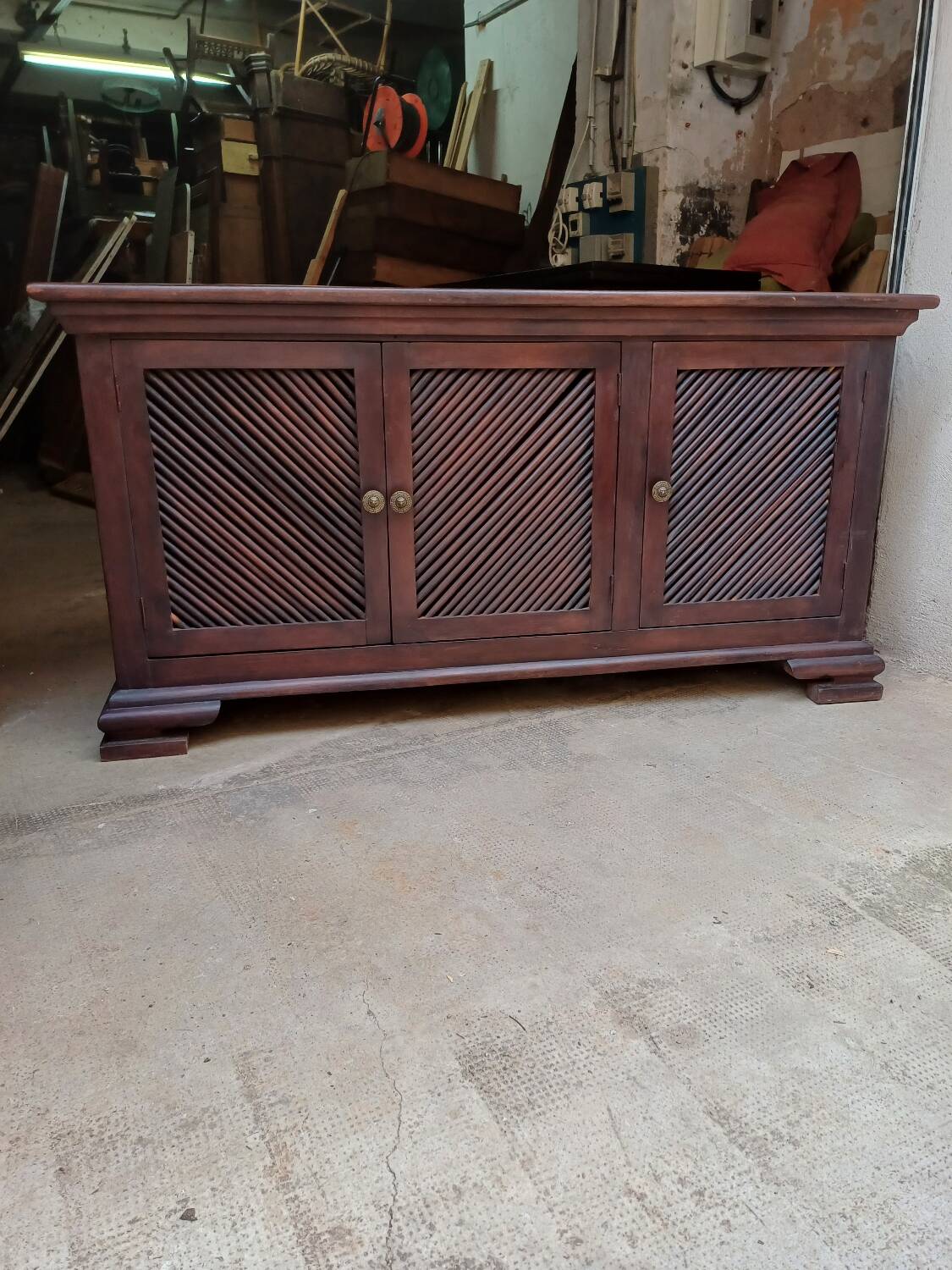 African living room furniture, handcrafted in Ivory Coast, made of solid wood