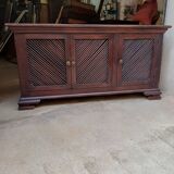 African living room furniture, handcrafted in Ivory Coast, made of solid wood