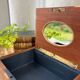 “Birds” marquetry box with mirror
