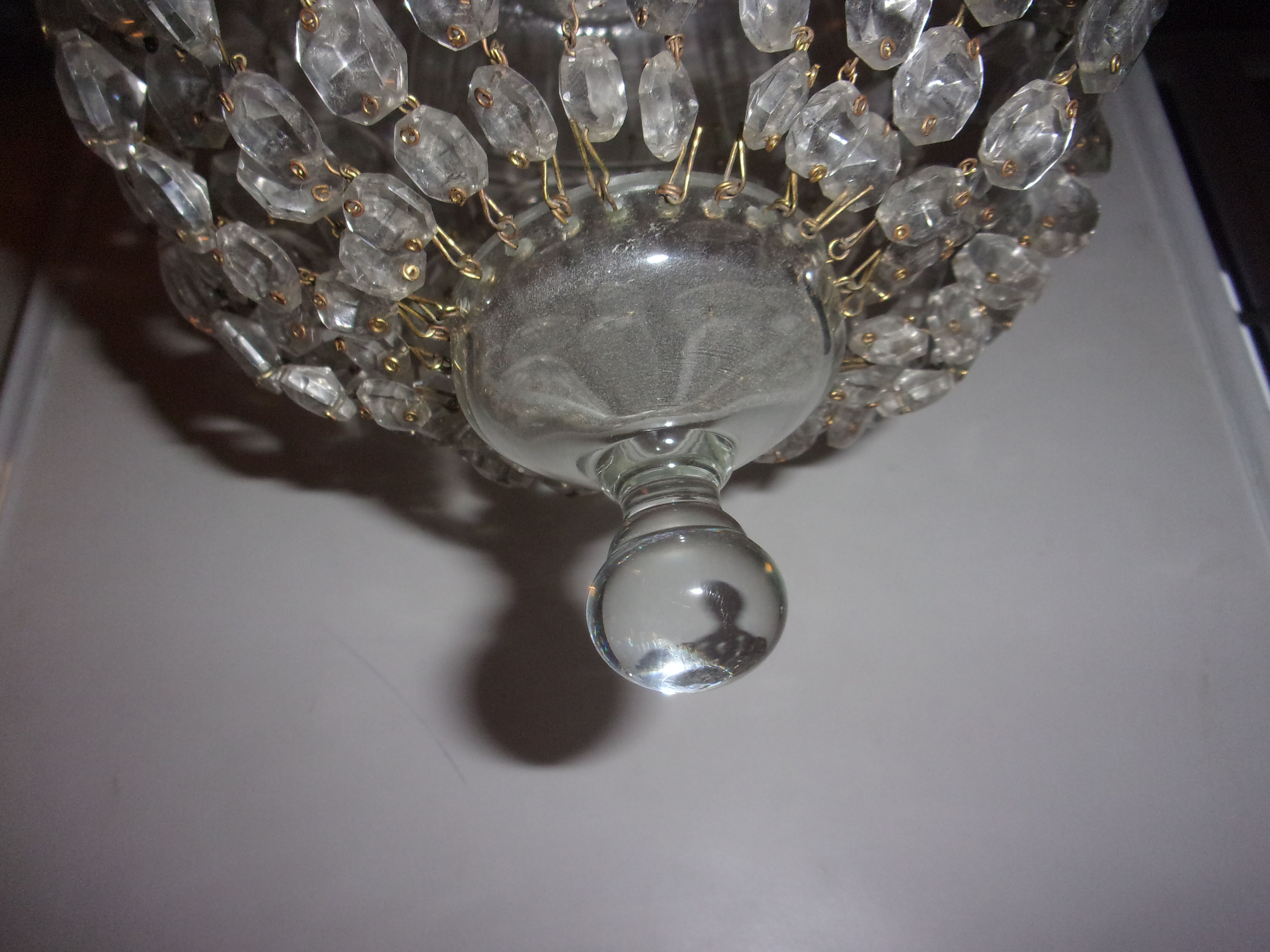 Chandelier garlands with crystal tassels Kamenicky Senov