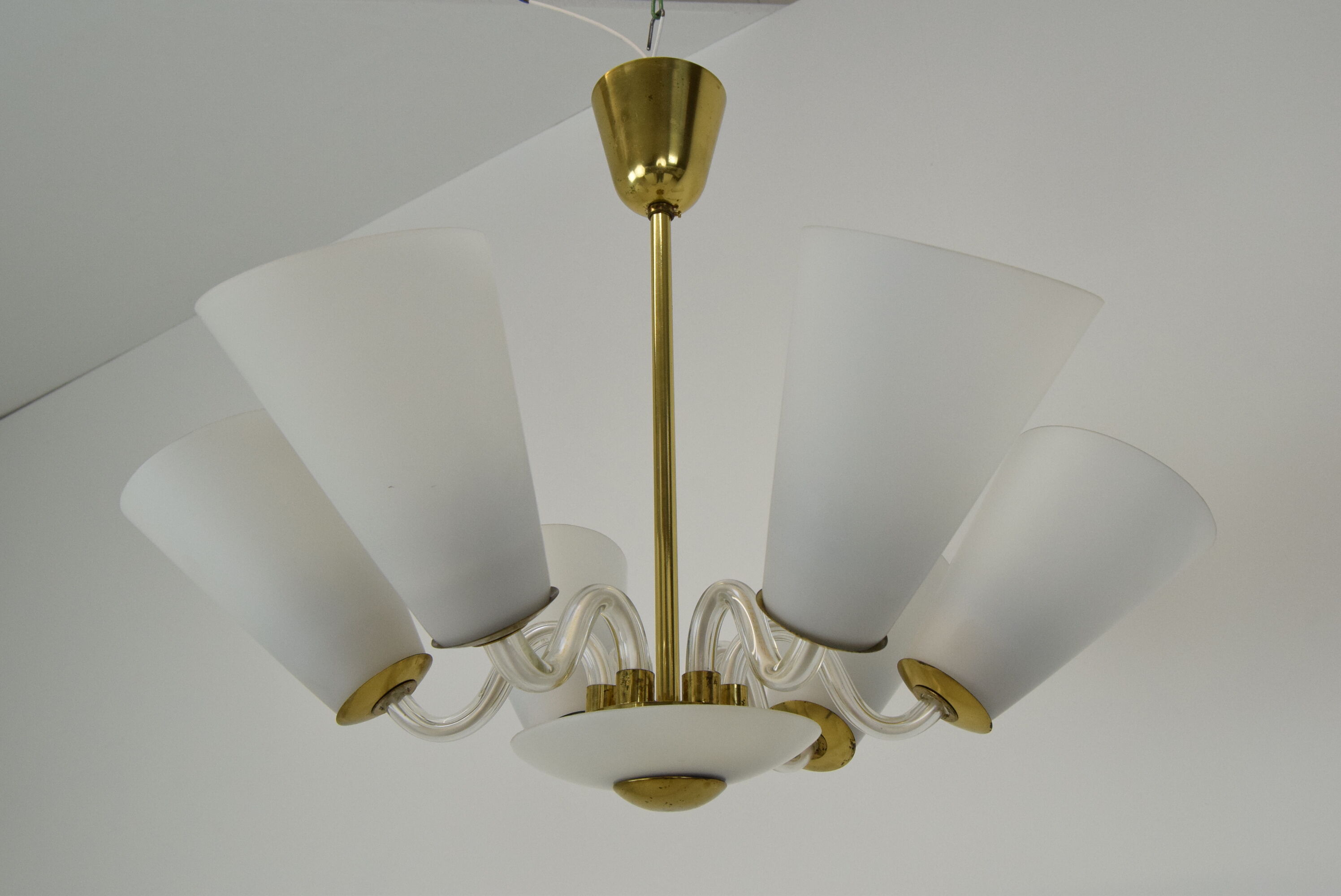 Mid-century Chandelier/kamenicky Senov,1960's.