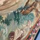 Tapisserie murale en laine de style français élégant avec verdure et scène de cour romantique