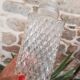 Carved glass decanter