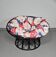 Papasan rattan lounge chair 1970s