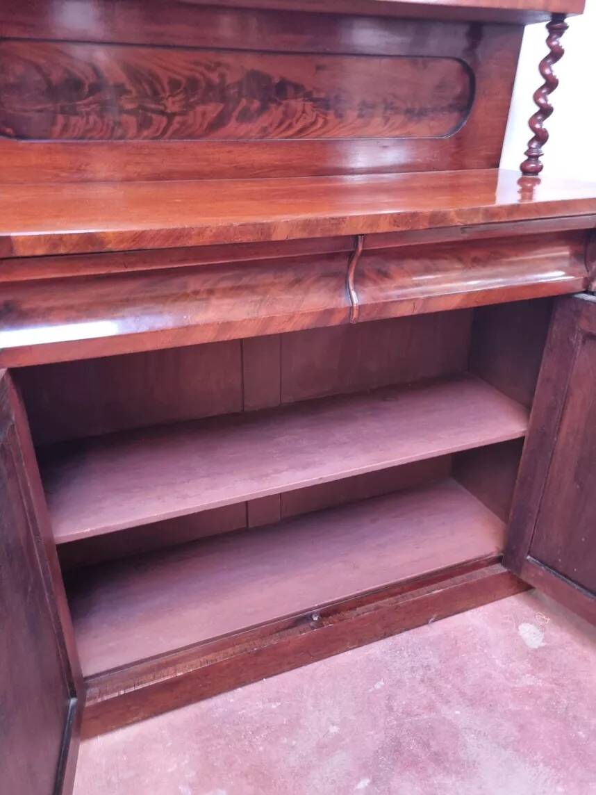 English buffet in mahogany