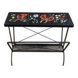 Ceramic tile magazine rack 1950