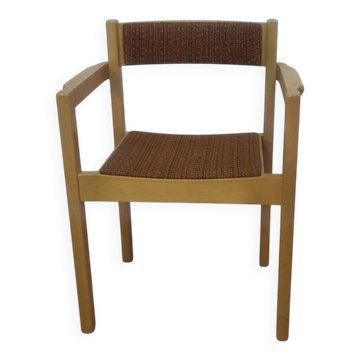 Vintage Scandinavian chair in solid wood - Balzar Beskow - Sweden, 1960s