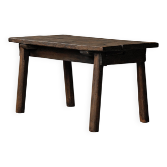 Table de ferme en chêne massif, France, circa 1950