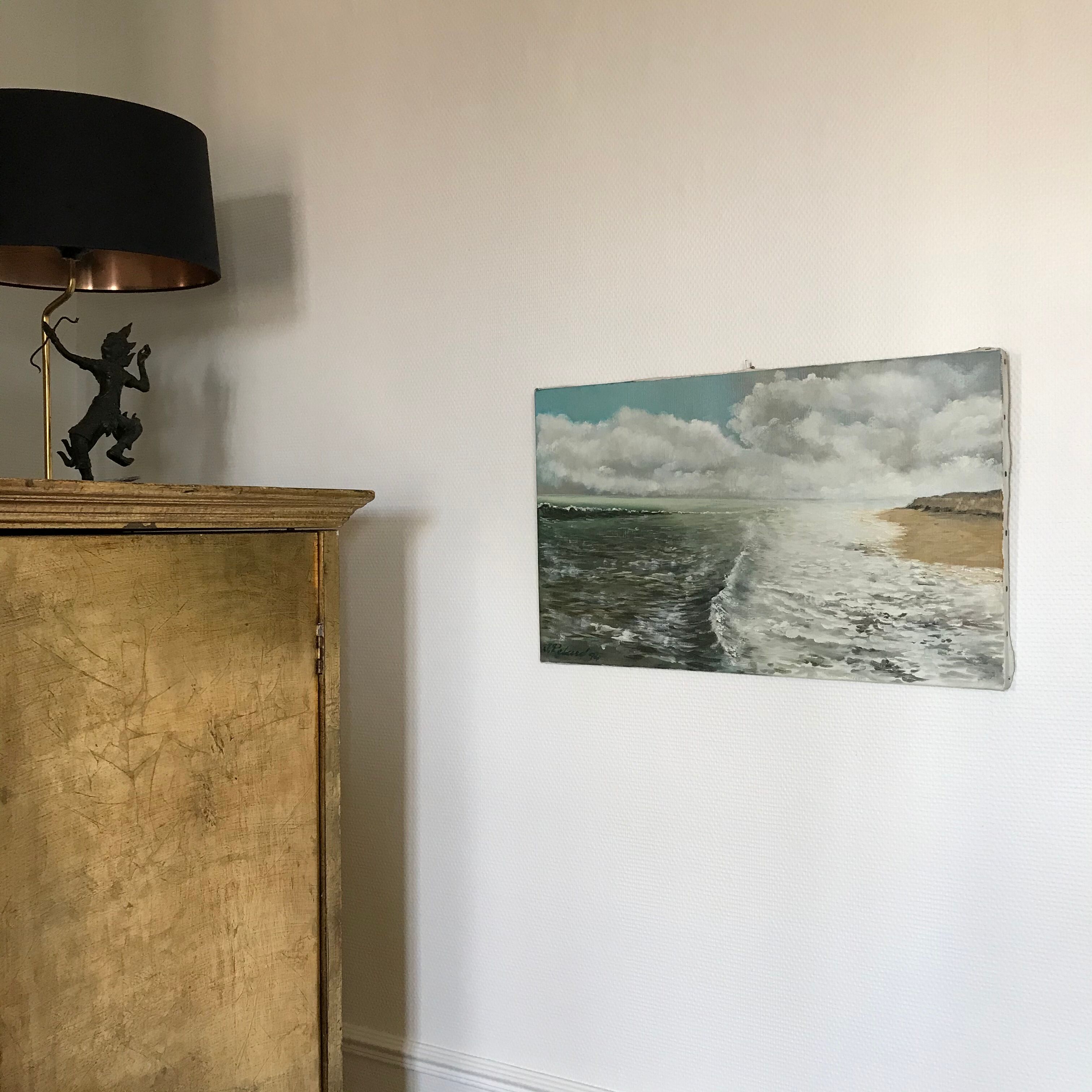 Painting sea and beach