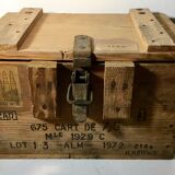Wooden military box 1972